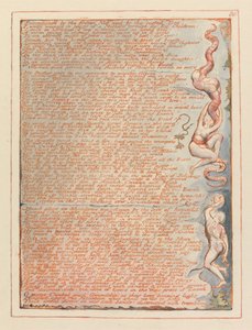 エルサレム、プレート80、凍った網に包まれた.... 作： William Blake
